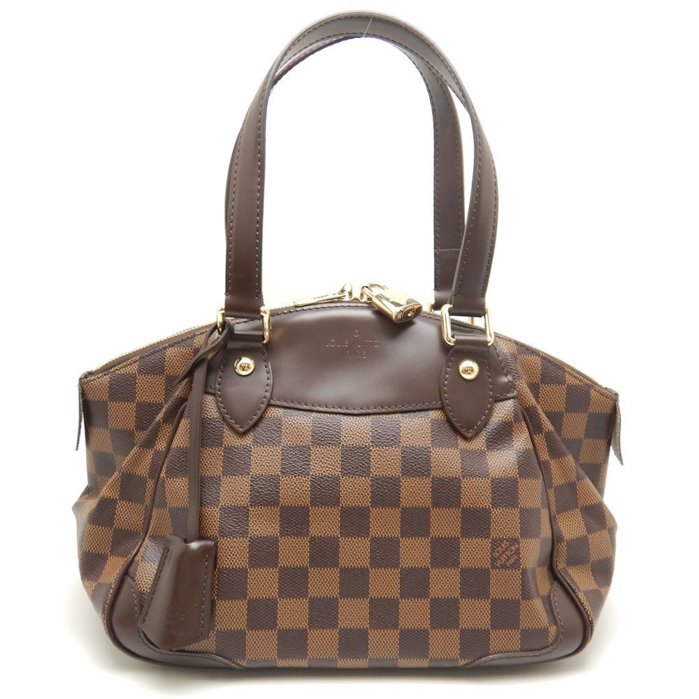 Louis Vuitton Damier Verona PM Handbag Brown